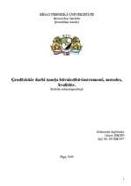 Konspekts 'Ģeodēziskie darbi tuneļu būvniecībā - instrumenti, metodes, kvalitāte', 1.