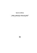 Referāts 'Pēdu pediatrija. Plakanā pēda', 1.