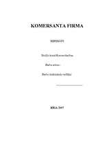 Referāts 'Firma kā uzņēmuma individualitātes iezīme', 1.