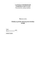 Diplomdarbs 'Tiesības uz privāto dzīvi un preses brīvības mijiedarbība', 1.