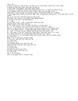 Eseja 'This Is a Medley of Three Poems ', 1.