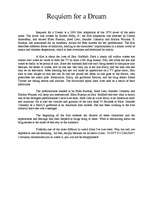 Eseja 'Film "Requiem for a Dream"', 1.