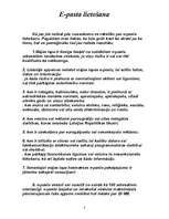 Konspekts 'E-pasta lietošana', 3.