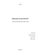 Referāts 'Rokmūzika Latvijā 1968-1991', 1.