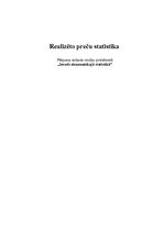 Paraugs 'Realizēto preču statistika', 1.