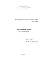 Prakses atskaite 'Uzņēmums SIA Kalnamuižas viesnīca', 1.