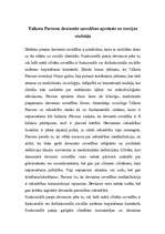 Eseja 'Talkota Parsona deviantās uzvedības apraksts no teorijas viedokļa', 1.