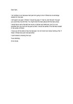 Eseja 'A Letter', 1.