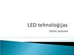 Prezentācija 'LED tehnoloģijas', 1.