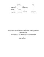 Konspekts 'Nervu sistēmas īpašības dažādiem temperamenta pārstāvjiem. Flegmatiķa un holeriķ', 1.