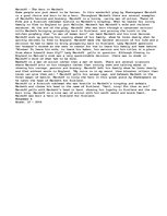 Eseja 'Macduff - The Hero in Macbeth', 1.