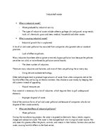 Konspekts 'Industrial Waste', 1.