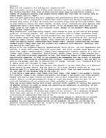 Eseja 'What Are the Arguments for and Against Vegetarianism?', 1.