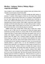 Referāts 'Dievības - Antigone, Elektra, Mēdeja, Ifigeja - sengrieķu mitoloģijā', 1.