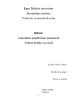 Referāts 'Balkoni logi un lodžijas', 1.