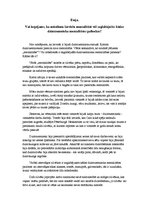 Eseja 'Vai iespējams, ka mūsdienu latviešu mentalitātē vēl saglabājušās kādas dzimtzemn', 1.