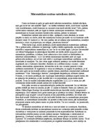 Eseja 'Matemātikas nozīme mūsdienu dzīvē', 1.