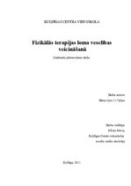 Diplomdarbs 'Fizikālā terapija', 1.