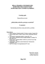 Eseja 'Sabiedriskās attiecības valsts pārvaldē un politikā', 1.