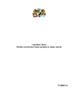 Konspekts 'Statiski nenoteicama rāmja aprēķins ar spēku metodi', 1.