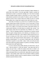 Eseja 'Alternatīvie mediji un tiešsaistes komunikāciju formas', 2.