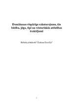 Referāts 'Domāšanas vispārīgs raksturojums, tās būtība, jēga, tipi un vēsturiskās attīstīb', 1.