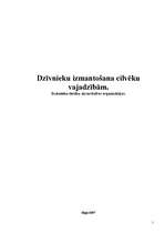 Referāts 'Dzīvnieku izmantošana cilvēku vajadzībām', 1.