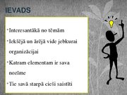 Referāts 'Organizācijas iekšējā un ārējā vide, komunikācijas vadīšana', 14.