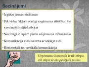 Referāts 'Organizācijas iekšējā un ārējā vide, komunikācijas vadīšana', 20.