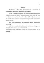 Referāts 'Administratīvais akts aministratīvajā procesā', 4.
