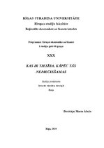 Konspekts 'Kas ir tiesības, kāpēc tās nepieciešamas', 1.