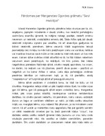 Eseja 'Pārdomas par Margaretas Ogordes grāmatu "Sevi meklējot"', 1.