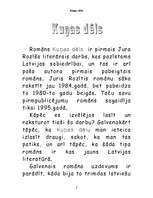 Konspekts 'J.Rozīša romāna "Kuņas dēls" analīze', 2.