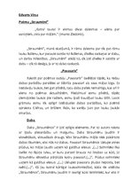 Eseja 'E.Virza "Straumēni". Pavasaris', 1.