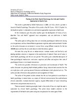 Eseja 'An Essay of the Article', 1.