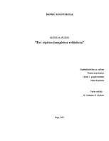 Biznesa plāns '”SIA Taimiņš” - atpūtas kompleksa veidošana', 1.