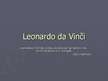 Prezentācija 'Leonardo da Vinči izgudrojumi', 1.