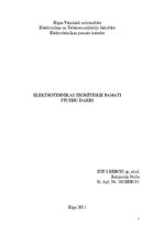 Konspekts 'Elektrotehnikas teorētiskie pamati', 1.