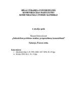 Konspekts 'Mazākuma mediji', 1.