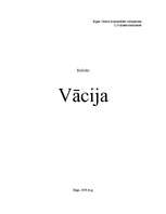 Konspekts 'Vācija', 1.