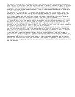 Eseja 'This Essay Compares and Contrasts Two Poems', 1.