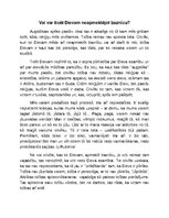 Eseja 'Vai var ticēt Dievam, neapmeklējot baznīcu?', 1.