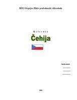 Referāts 'Čehija', 1.
