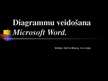 Prezentācija 'Diagrammu veidošana programmā "Microsoft Word"', 1.