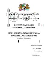 Paraugs 'Patstāvīgais darbs teorētiskajā mehānikā', 6.