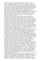 Eseja 'The Great Depression', 1.