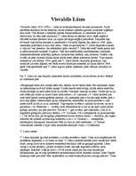 Konspekts 'Visvaldis Lāms', 1.