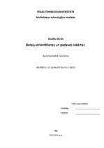 Paraugs 'Detaļu orientēšanas un padeves iekārtas', 1.