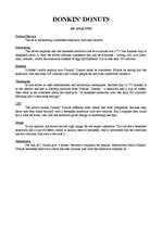Konspekts '"Donkin' Donuts" Ad Analysis', 1.
