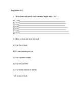 Konspekts 'English Lesson', 5.